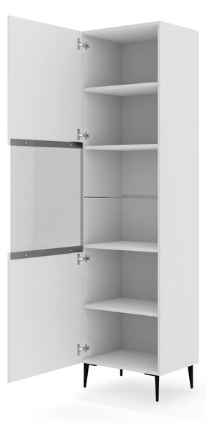 Zondo.hr Vitrina 1DS Rowanna (bijela + crna). 1125020