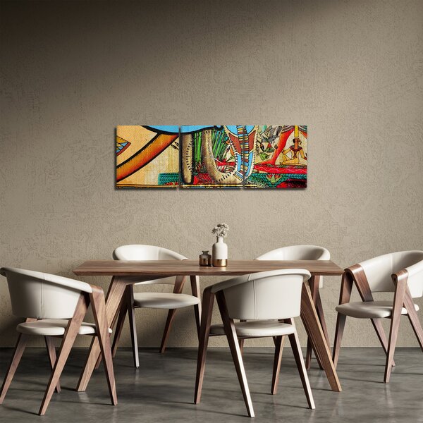 Slikanje z egipčanskimi motivi (sa satom) (90x30 cm)