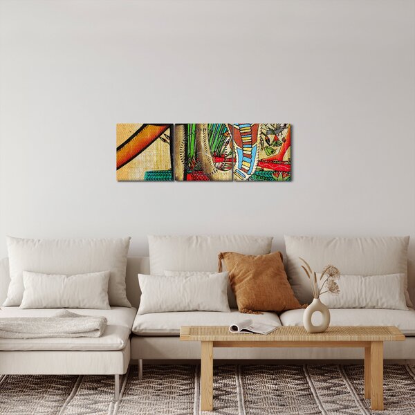 Slikanje z egipčanskimi motivi (sa satom) (90x30 cm)