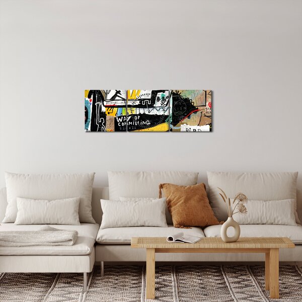 Slika - Grafiti (sa satom) (90x30 cm)