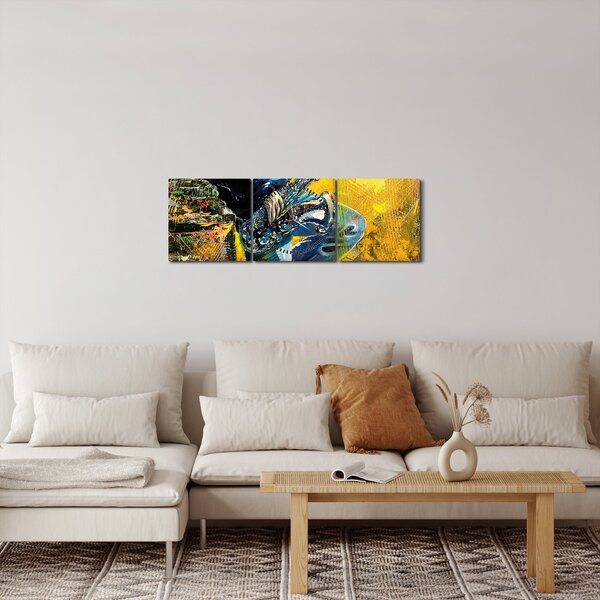 Slika saksofonista (sa satom) (90x30 cm)