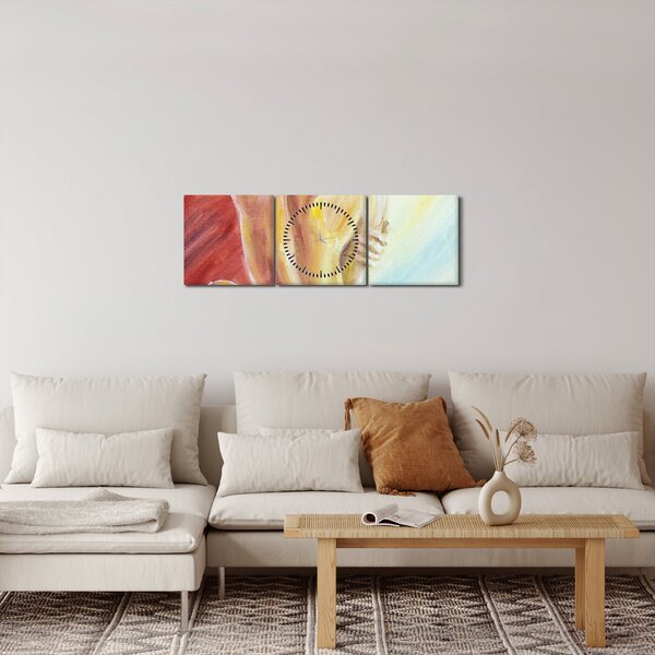 Slika počivajoče ženske, oljna slika (sa satom) (90x30 cm)