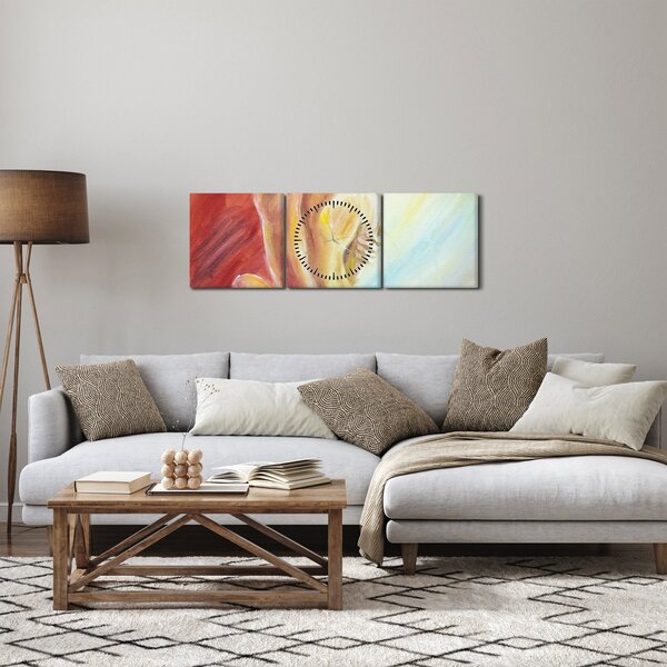 Slika počivajoče ženske, oljna slika (sa satom) (90x30 cm)