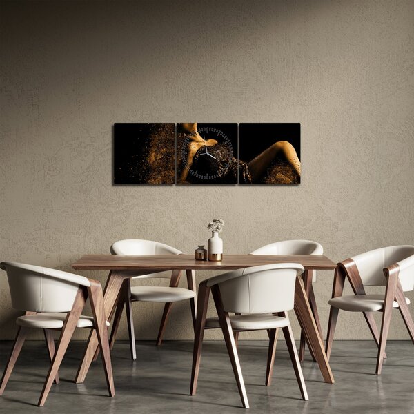 Slika - Zlata ženska (sa satom) (90x30 cm)