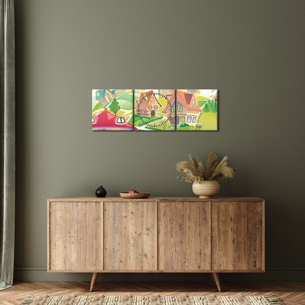 Slika - Pisano mesto (sa satom) (90x30 cm)