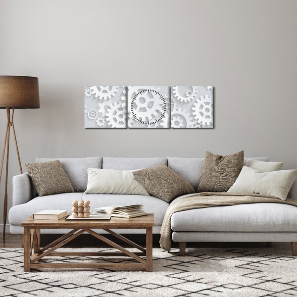 Slika - Gears (sa satom) (90x30 cm)