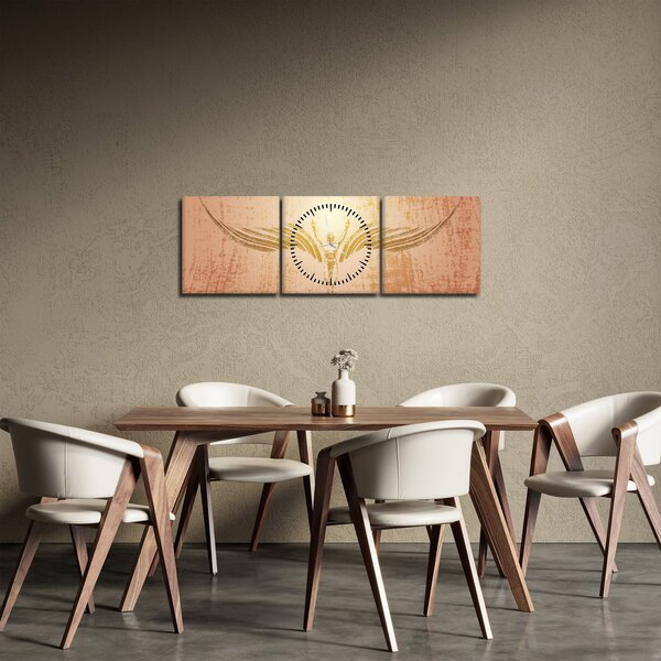 Slika - Angelska abstrakcija (sa satom) (90x30 cm)