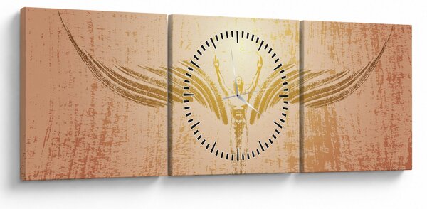 Slika - Angelska abstrakcija (sa satom) (90x30 cm)