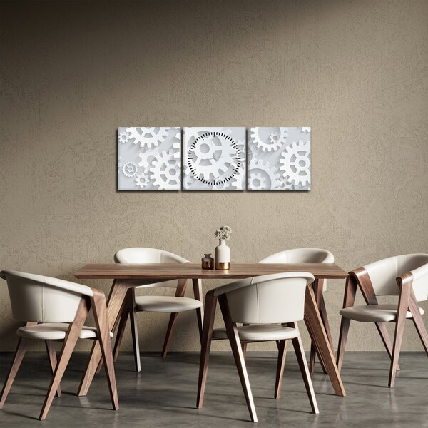 Slika - Gears (sa satom) (90x30 cm)