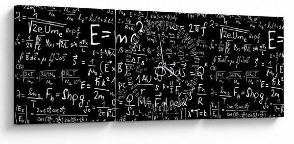 Slika - Matematika (sa satom) (90x30 cm)