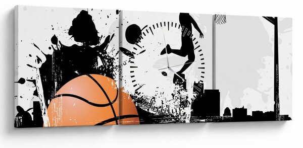 Slika - Košarkar (sa satom) (90x30 cm)