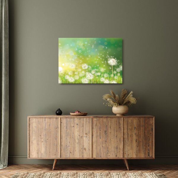 Staklena slika - Odcveteli regrat (70x50 cm)