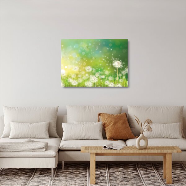 Staklena slika - Odcveteli regrat (70x50 cm)