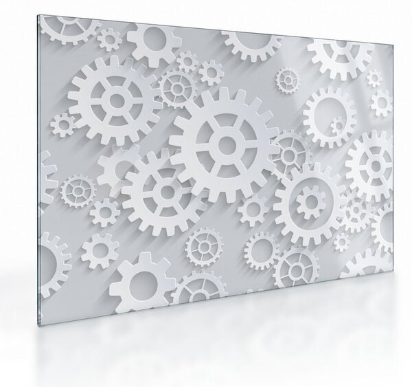 Staklena slika - Gears (70x50 cm)