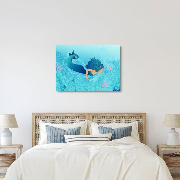 Staklena slika - Mermaid (70x50 cm)