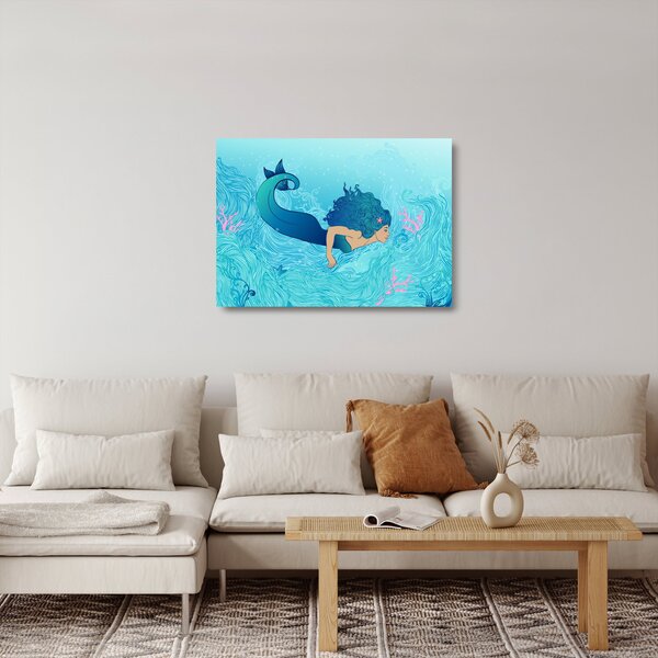 Staklena slika - Mermaid (70x50 cm)
