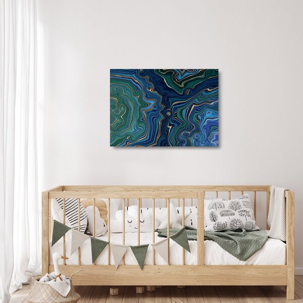 Staklena slika - Ahat marmor (70x50 cm)