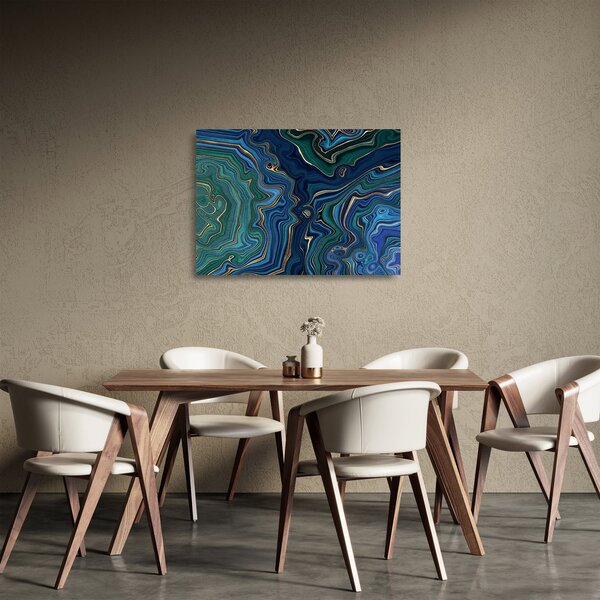 Staklena slika - Ahat marmor (70x50 cm)
