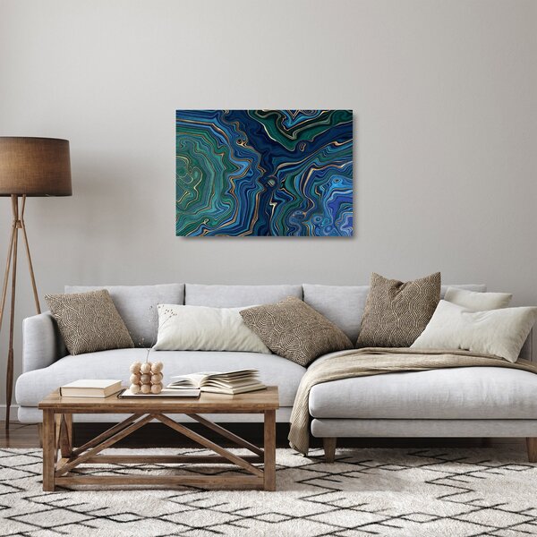 Staklena slika - Ahat marmor (70x50 cm)
