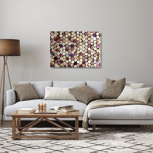 Staklena slika - Vinska sezona (70x50 cm)