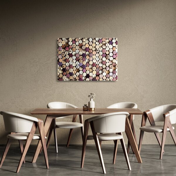 Staklena slika - Vinska sezona (70x50 cm)