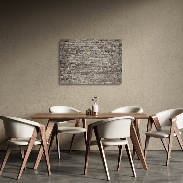 Staklena slika opečne stene (70x50 cm)
