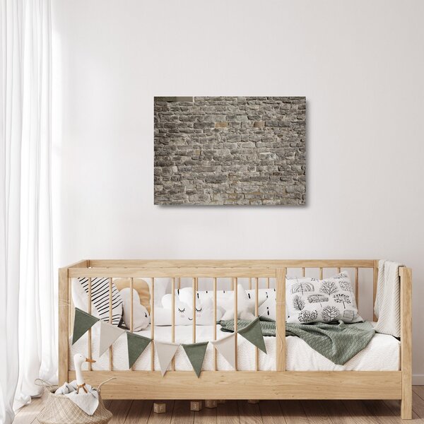 Staklena slika opečne stene (70x50 cm)