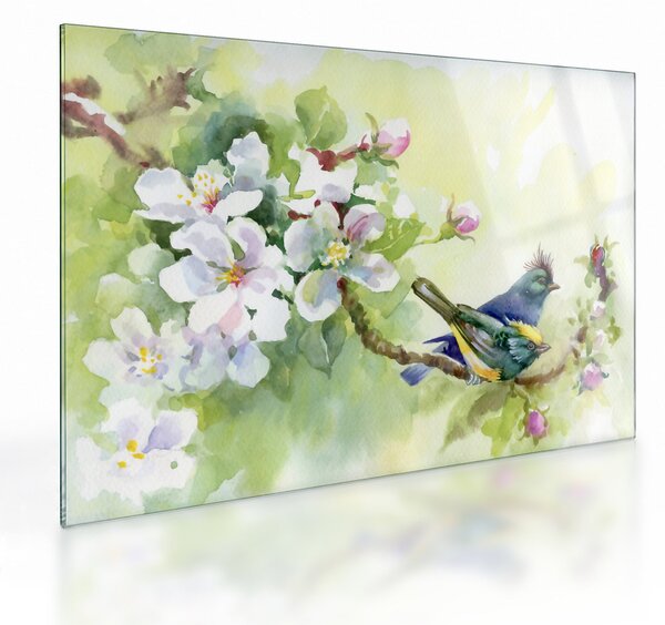 Staklena slika - Pomlad (70x50 cm)
