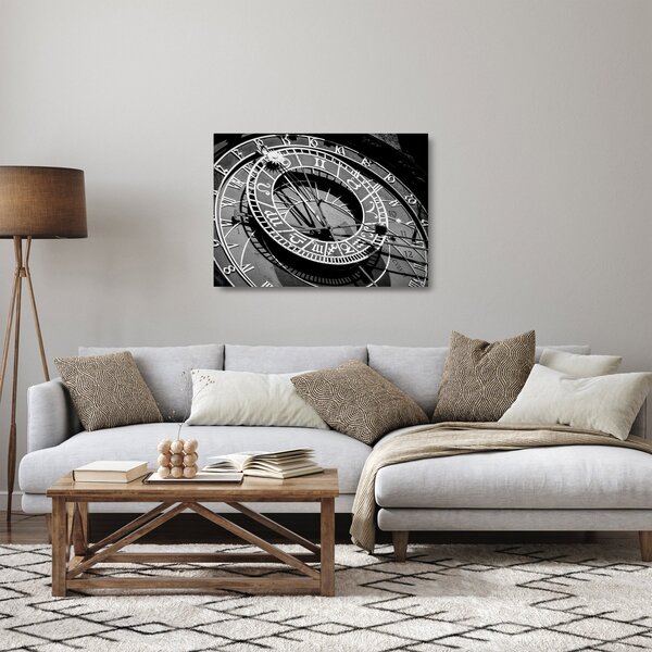 Staklena slika - Astronomska ura, Praga, Češka (70x50 cm)
