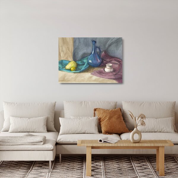 Staklena slika - Naslikano tihožitje (70x50 cm)