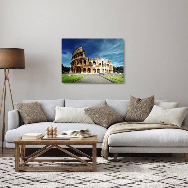 Staklena slika - Kolosej v Rimu, Italija (70x50 cm)