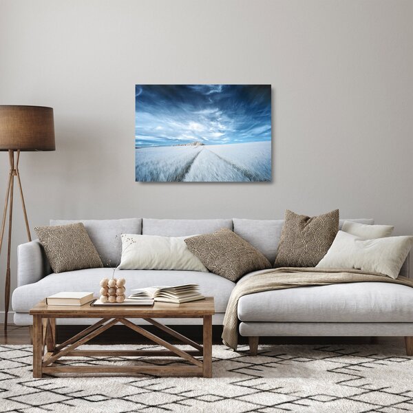 Staklena slika polja (70x50 cm)