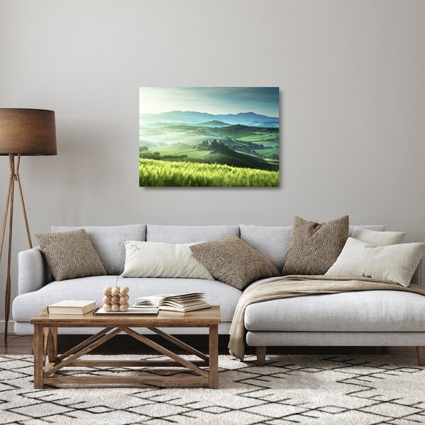 Staklena slika - Toskana, Italija (70x50 cm)