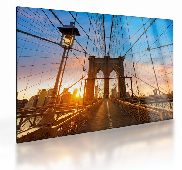 Staklena slika - Brooklynski most, Manhattan, New York (70x50 cm)