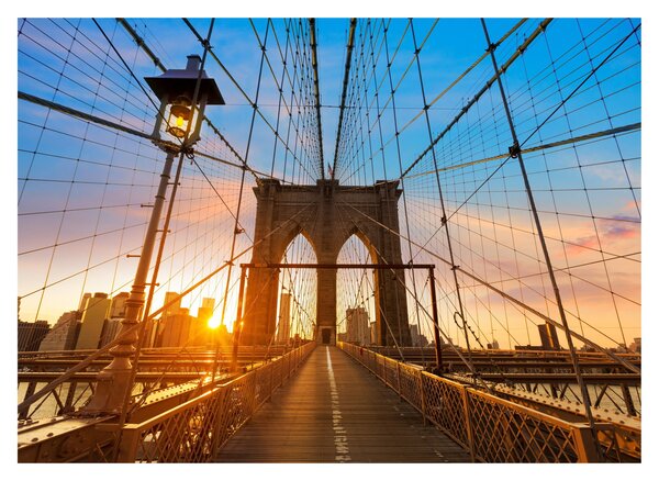 Staklena slika - Brooklynski most, Manhattan, New York (70x50 cm)
