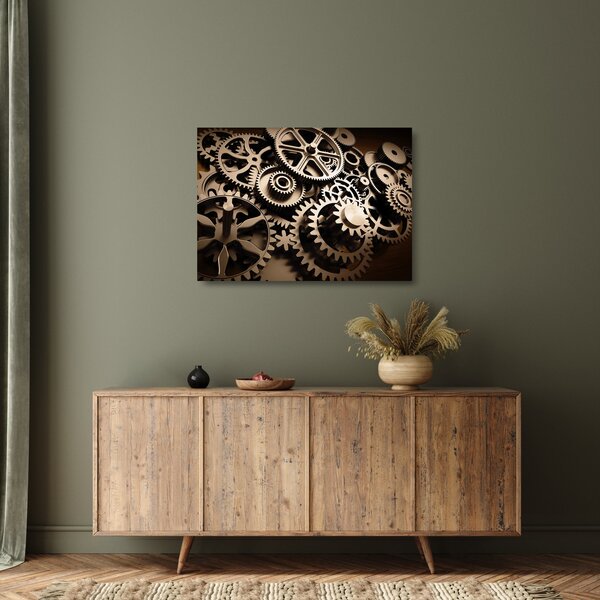 Staklena slika - Deli ure (70x50 cm)