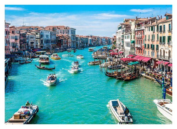 Staklena slika - Canal Grande, Benetke, Italija (70x50 cm)