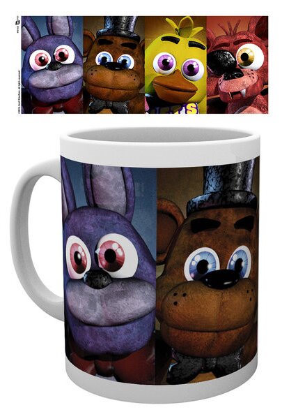 Šalice FIVE NIGHTS AT FREDDY'S - Faces