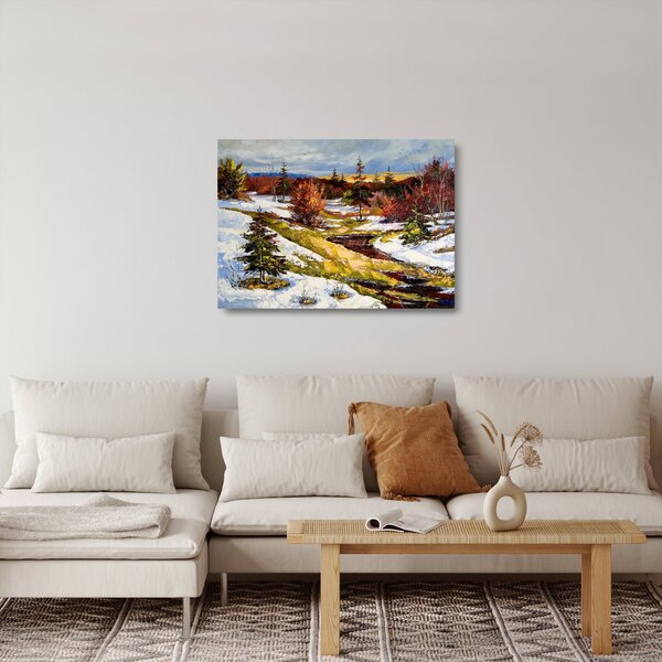 Staklena slika - Prihod pomladi (70x50 cm)