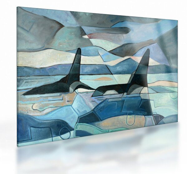 Staklena slika - Orke (70x50 cm)