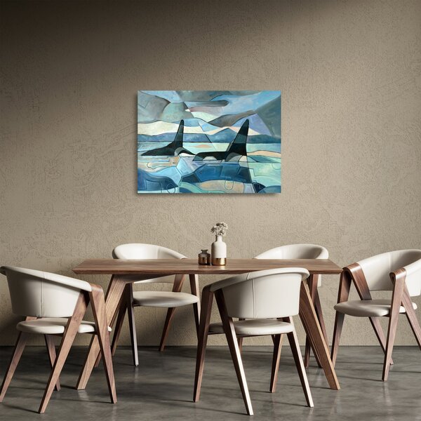 Staklena slika - Orke (70x50 cm)