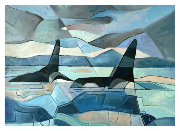 Staklena slika - Orke (70x50 cm)