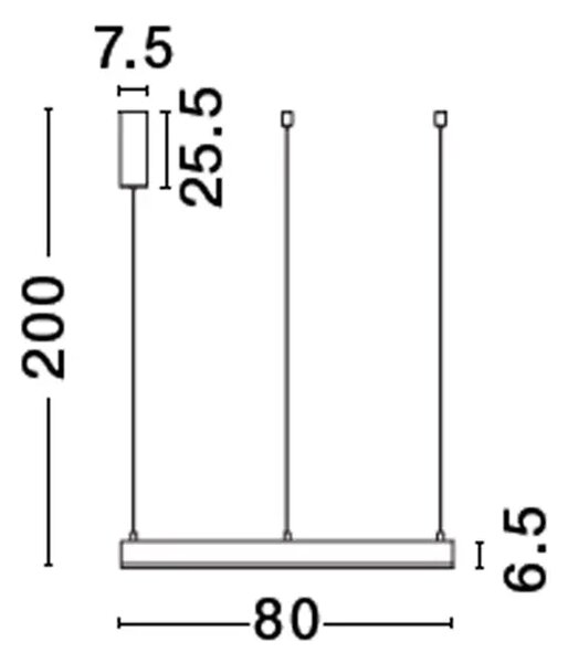 MOTIF VISILICA LED 50W/2700-6000K/3684lm/DIMM/IP20/BIJELA NL9530210
