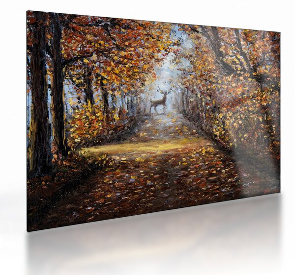 Staklena slika - Duh gozda (70x50 cm)