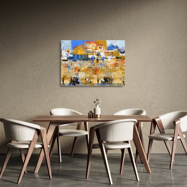 Staklena slika - Zid objokovanja, Jeruzalem, Izrael (70x50 cm)