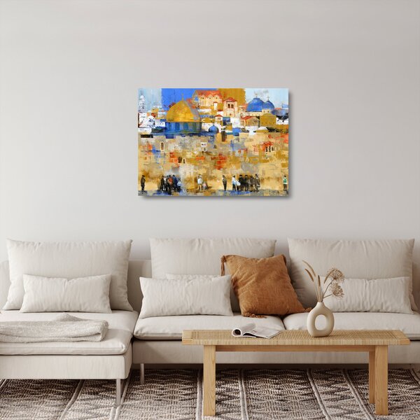 Staklena slika - Zid objokovanja, Jeruzalem, Izrael (70x50 cm)