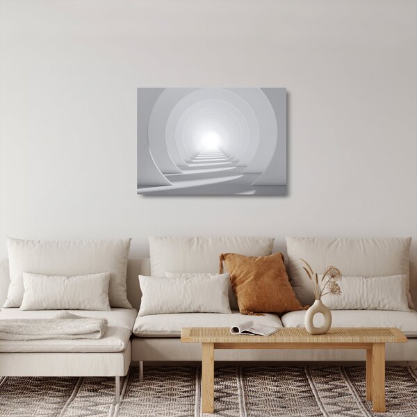 Staklena slika - 3D tunel (70x50 cm)