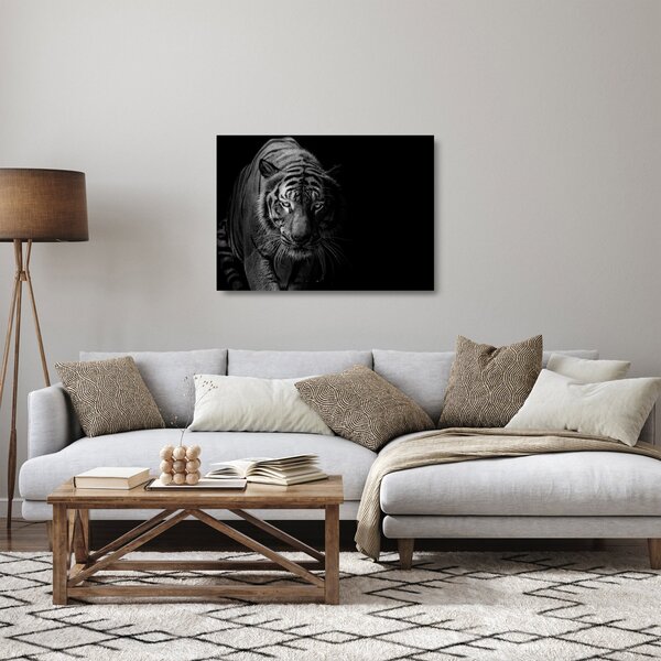 Staklena slika divjega tigra (70x50 cm)