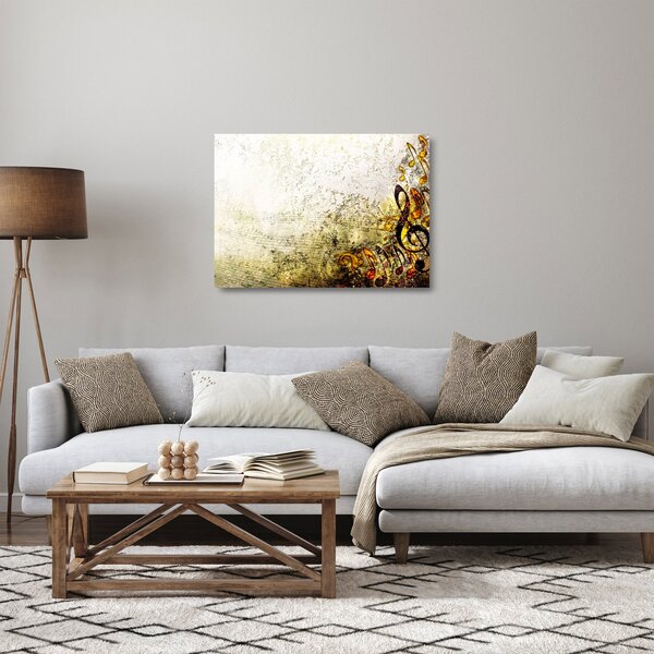 Staklena slika - Moč glasbe (70x50 cm)