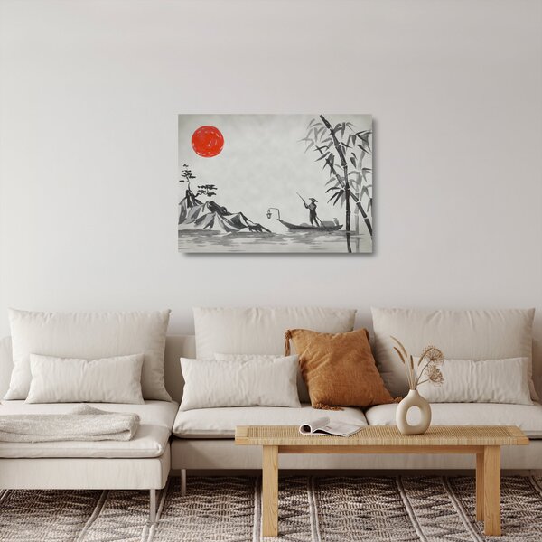 Staklena slika - Gora Fuji (70x50 cm)